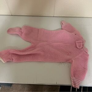 Pink Kids One Piece Footie